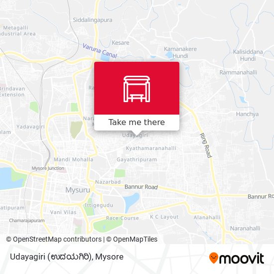 Udayagiri (ಉದಯಗಿರಿ) map