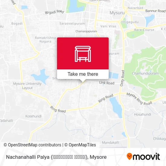 Nachanahalli Palya (ನಾಚನಹಳ್ಳಿ ಪಾಳ್ಯ) map