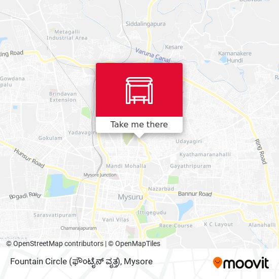 Fountain Circle (ಫೌಂಟೈನ್ ವೃತ್ತ) map