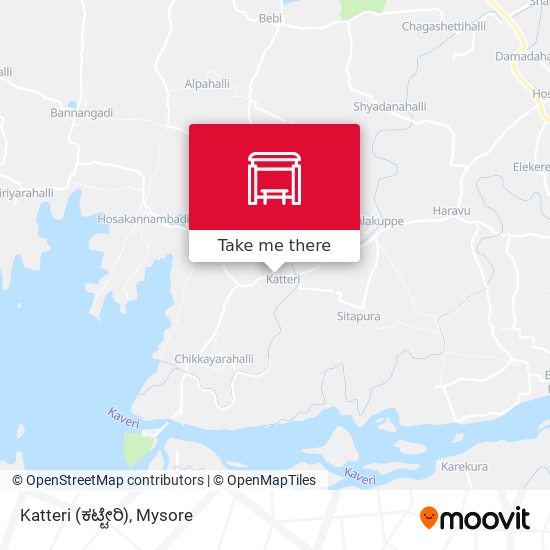 Katteri (ಕಟ್ಟೇರಿ) map