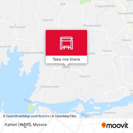 Katteri (ಕಟ್ಟೇರಿ) map