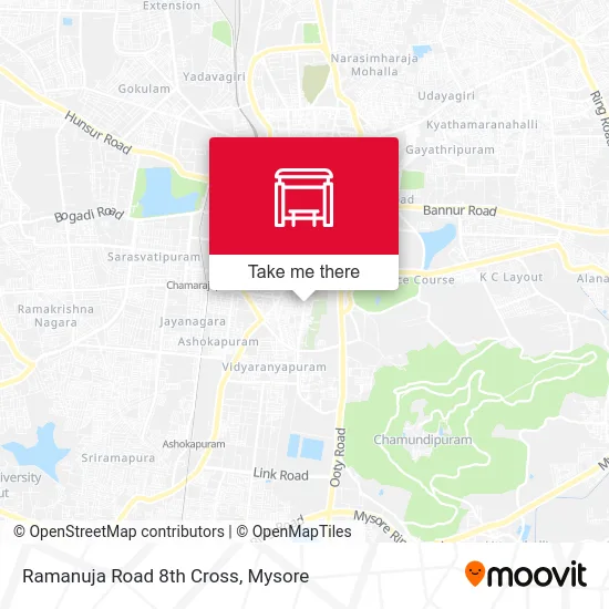 Ramanuja Road 8th Cross map