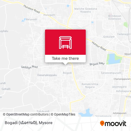Bogadi (ಬೋಗಾದಿ) map