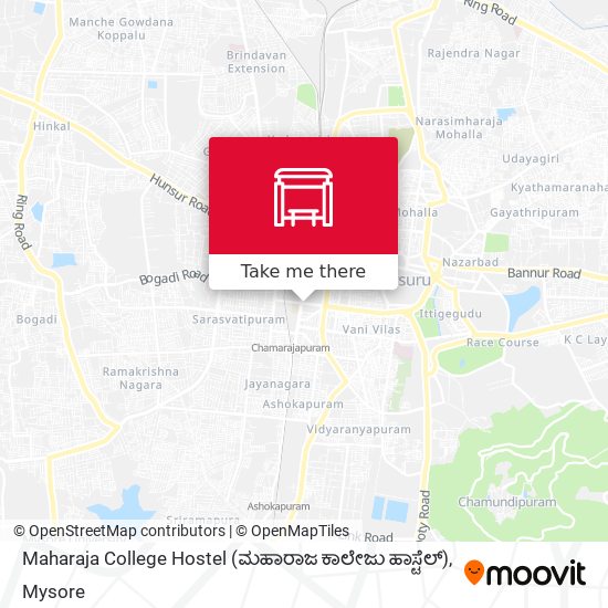 Maharaja College Hostel (ಮಹಾರಾಜ ಕಾಲೇಜು ಹಾಸ್ಟೆಲ್) map