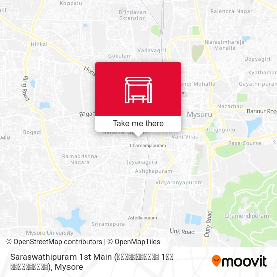Saraswathipuram 1st Main (ಸರಸ್ವತಿಪುರಂ 1ನೇ ಮುಖ್ಯರಸ್ತೆ) map
