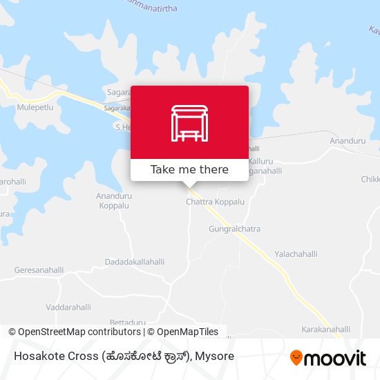 Hosakote Cross (ಹೊಸಕೋಟೆ ಕ್ರಾಸ್) map