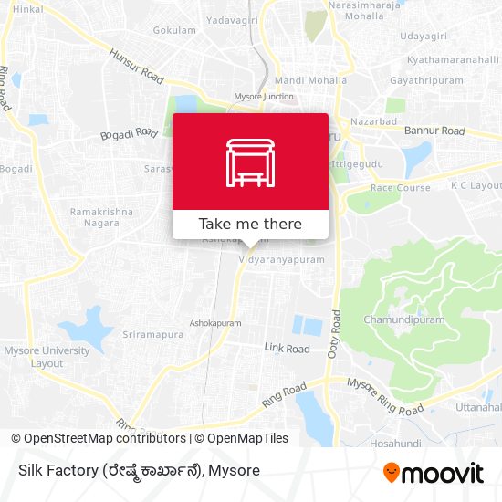 Silk Factory (ರೇಷ್ಮೆ ಕಾರ್ಖಾನೆ) map