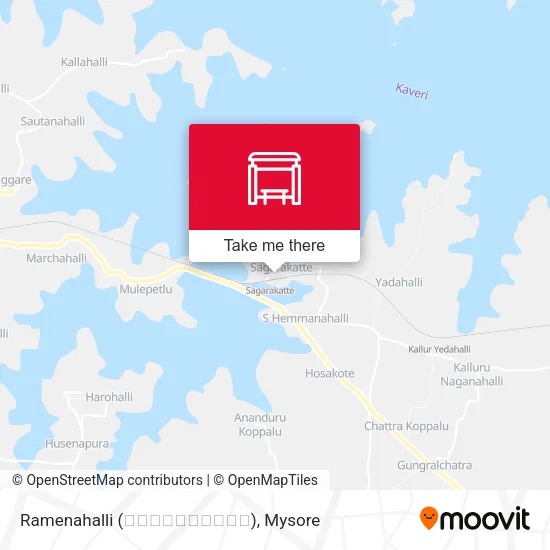 Ramenahalli (ರಾಮೇನಹಳ್ಳಿ) map