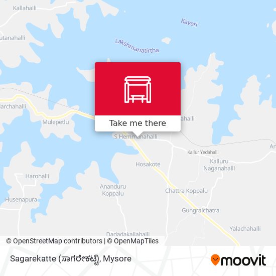 Sagarekatte (ಸಾಗರೇಕಟ್ಟೆ) map