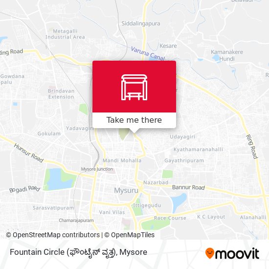 Fountain Circle (ಫೌಂಟೈನ್ ವೃತ್ತ) map
