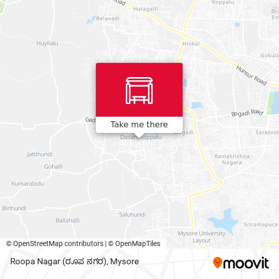 Roopa Nagar (ರೂಪ ನಗರ) map