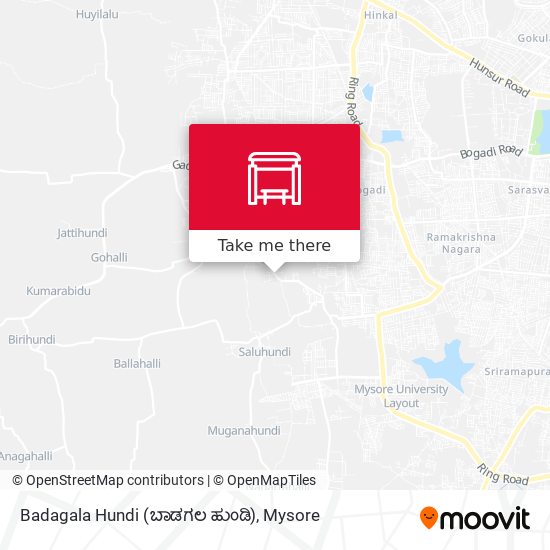 Badagala Hundi (ಬಾಡಗಲ ಹುಂಡಿ) map