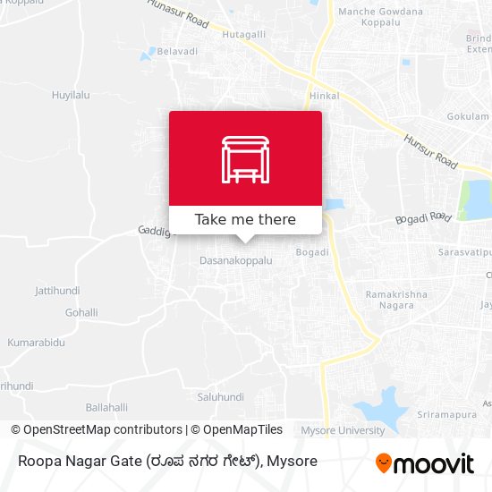 Roopa Nagar Gate (ರೂಪ ನಗರ ಗೇಟ್) map