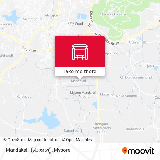 Mandakalli (ಮಂದಕಳ್ಳಿ) map
