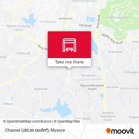 Channel (ವರುಣ ಚಾನೆಲ್) map
