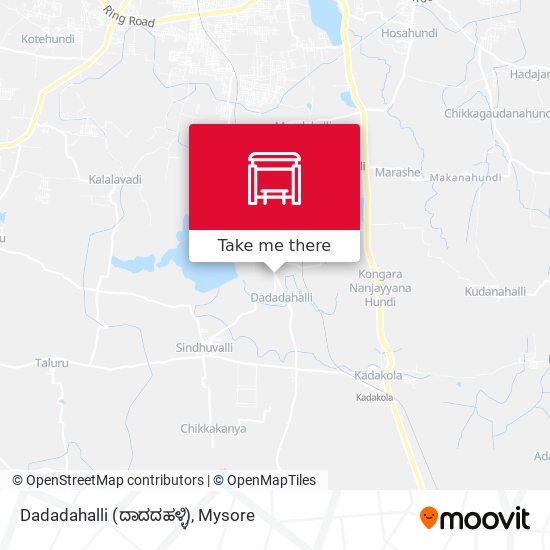 Dadadahalli (ದಾದದಹಳ್ಳಿ) map