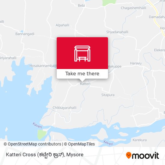 Katteri Cross (ಕಟ್ಟೇರಿ ಕ್ರಾಸ್) map