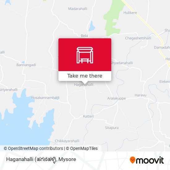 Haganahalli (ಹಗನಹಳ್ಳಿ) map