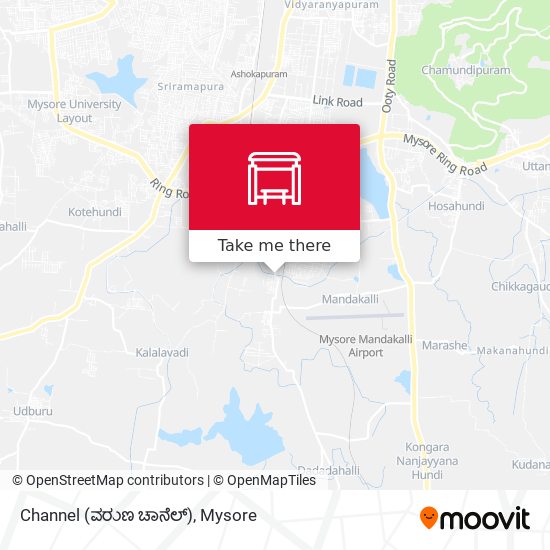 Channel (ವರುಣ ಚಾನೆಲ್) map