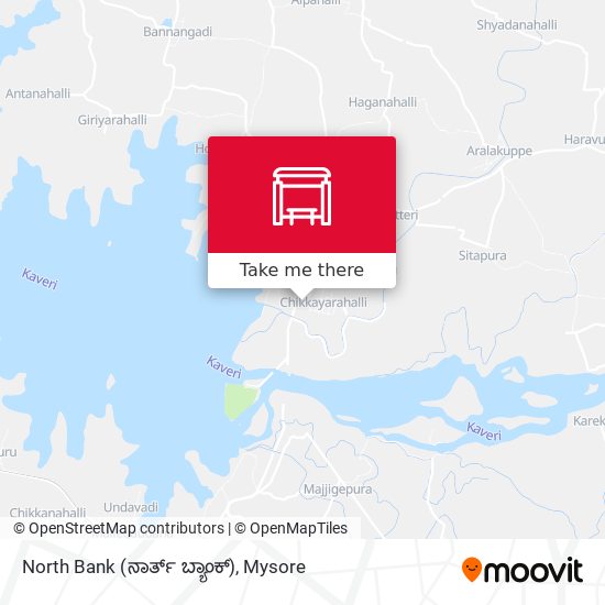 North Bank (ನಾರ್ತ್‌ ಬ್ಯಾಂಕ್) map