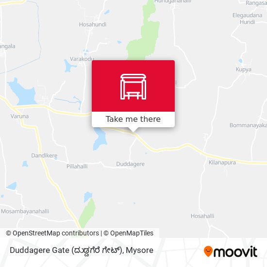 Duddagere Gate (ದುಡ್ಡಗೆರೆ ಗೇಟ್) map