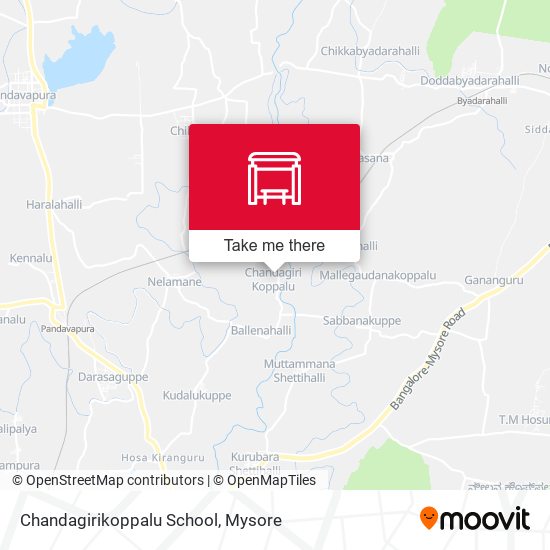 Chandagirikoppalu School map
