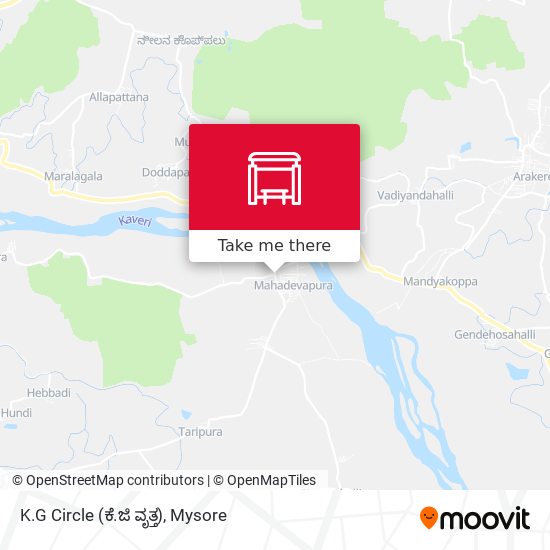 K.G Circle (ಕೆ.ಜಿ ವೃತ್ತ) map