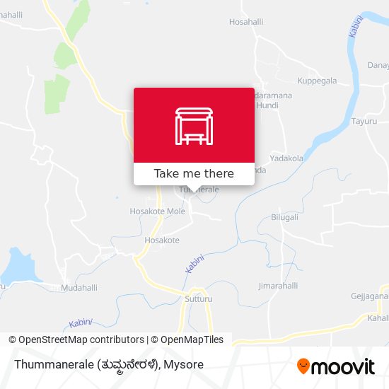 Thummanerale (ತುಮ್ಮನೇರಳೆ) map