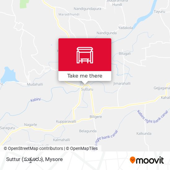 Suttur (ಸುತ್ತೂರು) map