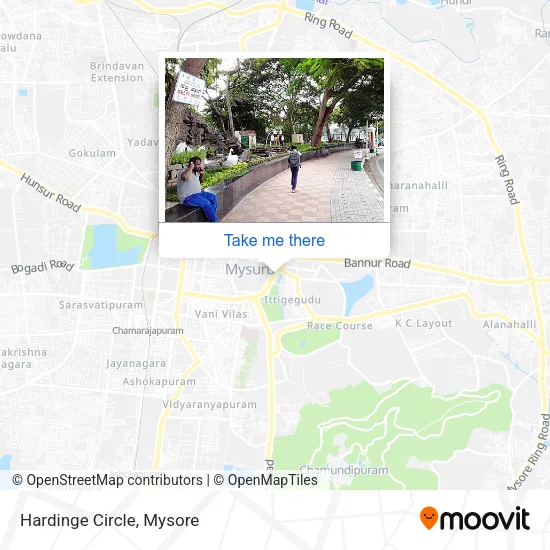 Hardinge Circle map