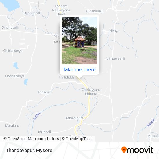 Thandavapur map