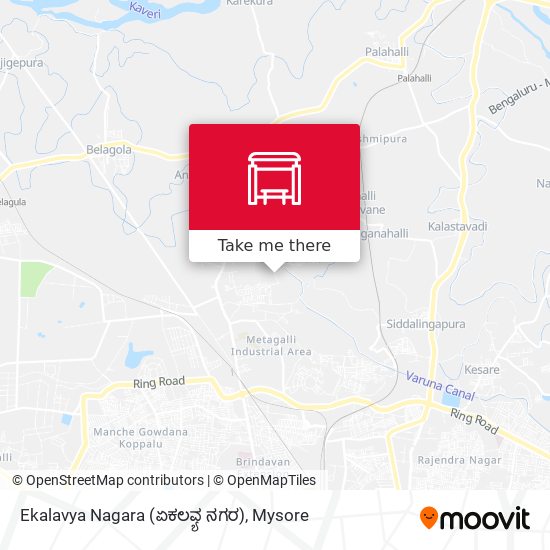 Ekalavya Nagara (ಏಕಲವ್ಯ ನಗರ) map