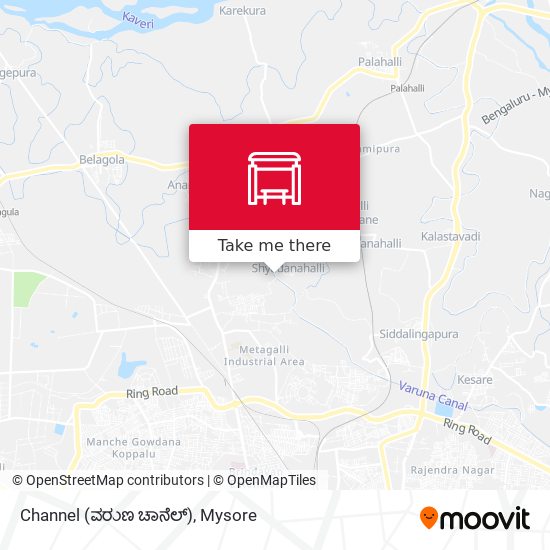 Channel (ವರುಣ ಚಾನೆಲ್) map