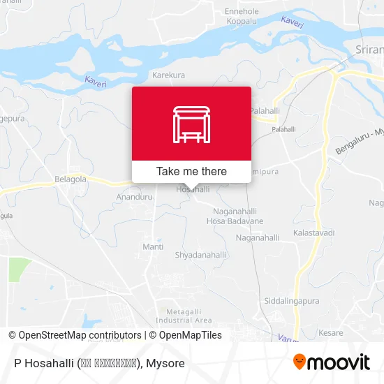 P Hosahalli (ಪಿ ಹೊಸಹಳ್ಳಿ) map