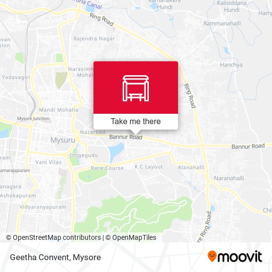 Geetha Convent map