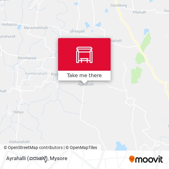 Ayrahalli (ಐರಾಹಳ್ಳಿ) map