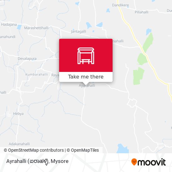 Ayrahalli (ಐರಾಹಳ್ಳಿ) map