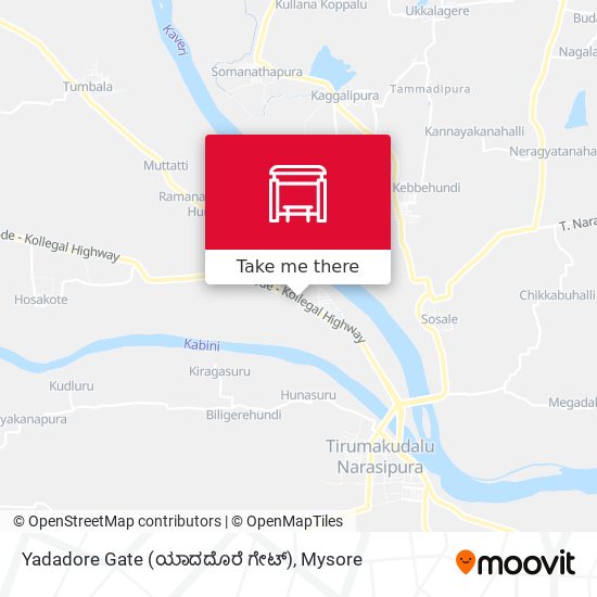 Yadadore Gate (ಯಾದದೊರೆ ಗೇಟ್) map