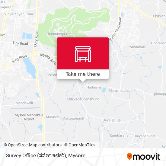 Survey Office (ಸರ್ವೇ ಕಛೇರಿ) map