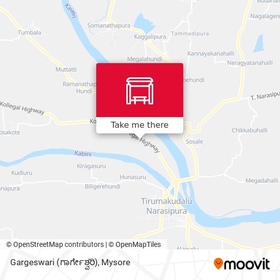 Gargeswari (ಗಾರ್ಗೇಶ್ವರಿ) map
