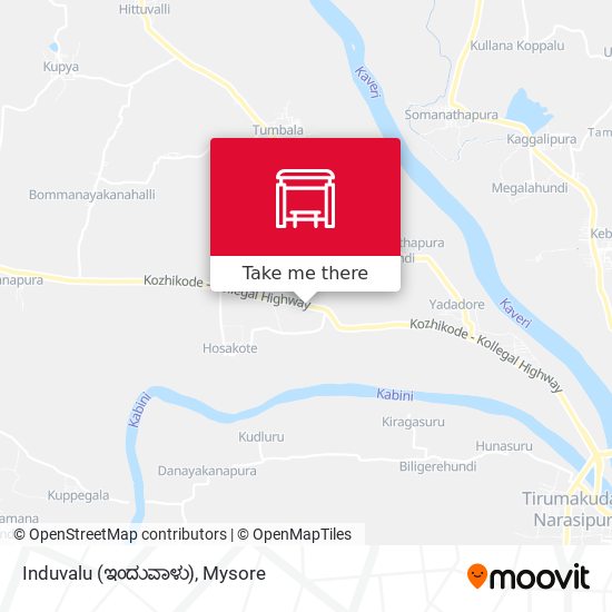 Induvalu (ಇಂದುವಾಳು) map