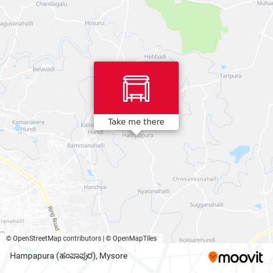 Hampapura (ಹಂಪಾಪುರ) map