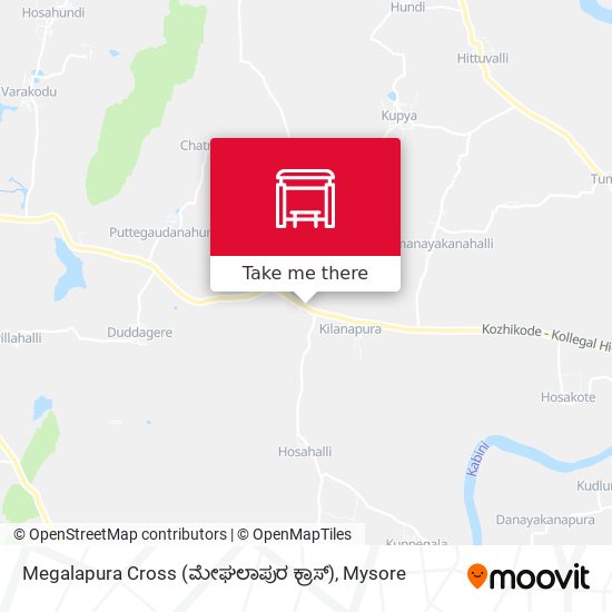 Megalapura Cross (ಮೇಘಲಾಪುರ ಕ್ರಾಸ್) map