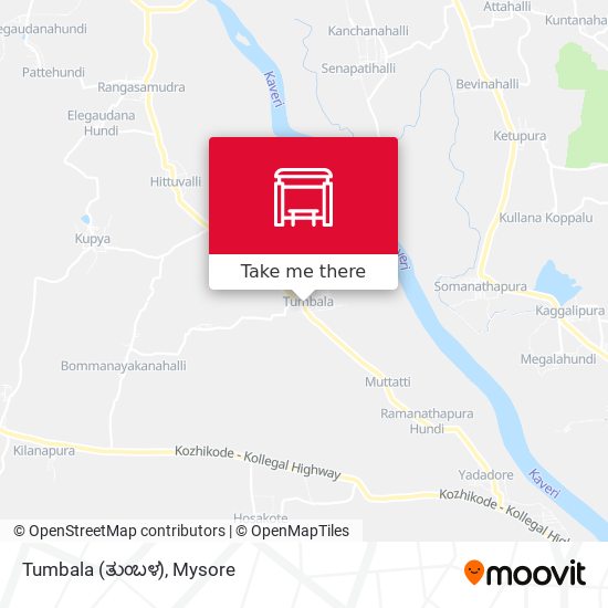 Tumbala (ತುಂಬಳ) map