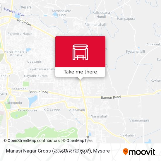 Manasi Nagar Cross (ಮಾನಸಿ ನಗರ ಕ್ರಾಸ್) map