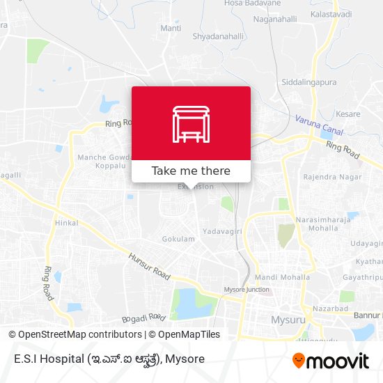 E.S.I Hospital (ಇ.ಎಸ್.ಐ ಆಸ್ಪತ್ರೆ) map