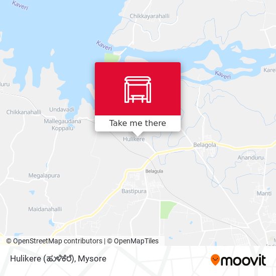 Hulikere (ಹುಳಿಕೆರೆ) map