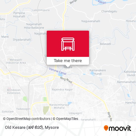 Old Kesare (ಹಳೆ ಕೆಸರೆ) map