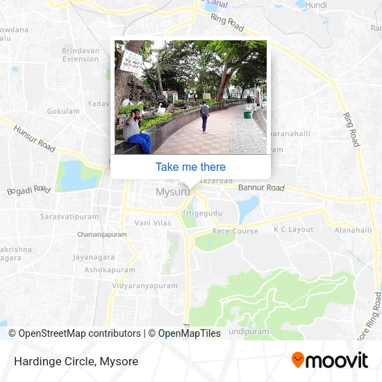 Hardinge Circle map
