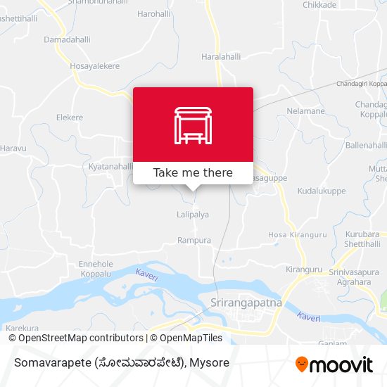 Somavarapete (ಸೋಮವಾರಪೇಟೆ) map